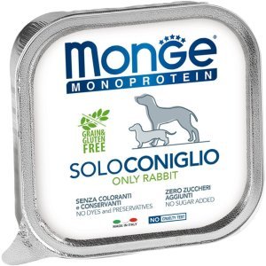 Monge Monoprotein Solo Coniglio Паштет из кролика для собак, 150г