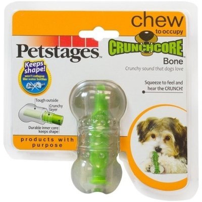Petstages игрушка для собак &quot;Хрустящая косточка&quot; резиновая