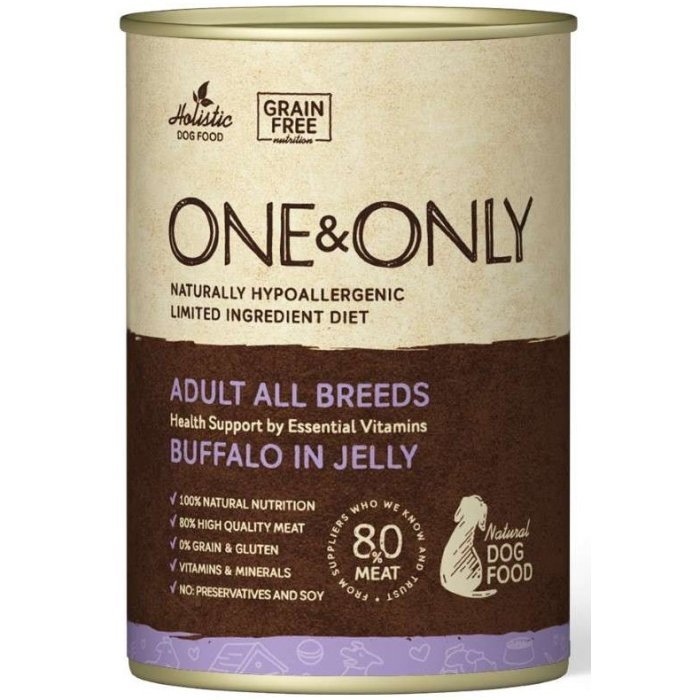 One&Only Buffalo Консервы для собак (буйвол) 400гр.