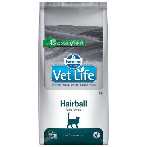 Farmina  Vet Life Hairball диетическое питание для кошек, выведение комочков шерсти