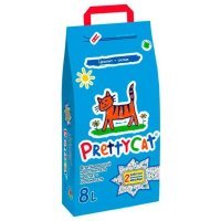 PrettyCat Naturel наполнитель для кошачьего туалета впитывающий цеолит + силикагель 4кг (8л)