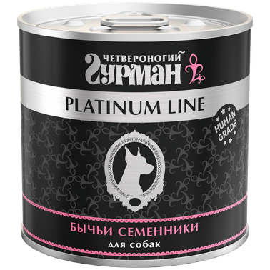 Четвероногий гурман Platinum line бычьи семенники для собак