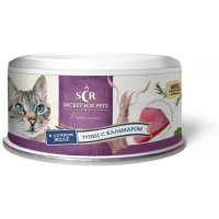 Secret Premium Консервы для кошек Тунец с Кальмаром 85г
