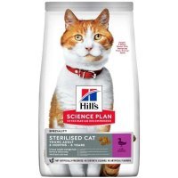 Hill's SP Sterilised Cat корм для стерилизованных кошек и котят, с уткой