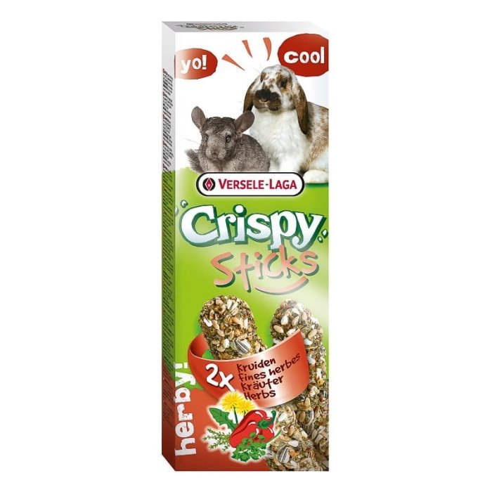 VERSELE-LAGA палочка для кроликов и шиншилл Crispy с травами 1х55 г