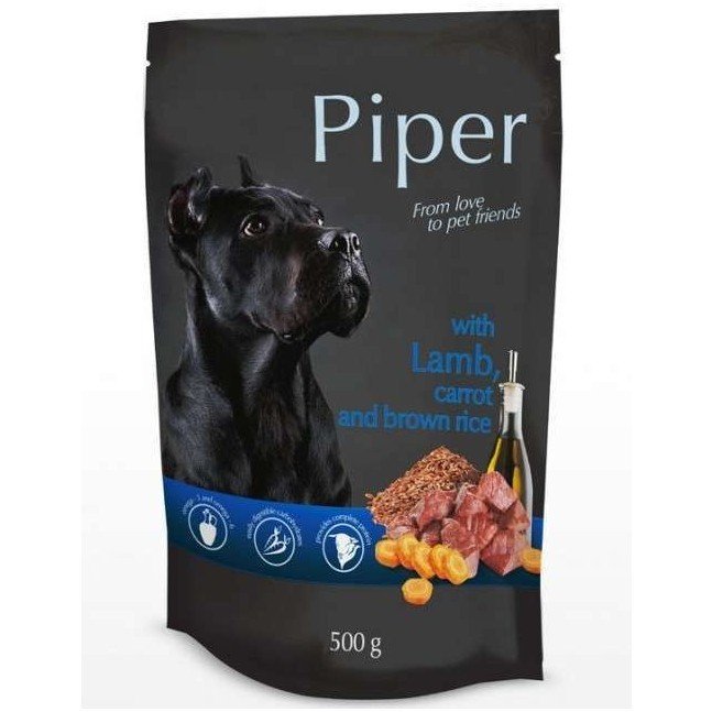 PIPER с ягненком, морковью и коричневым рисом для собак всех пород