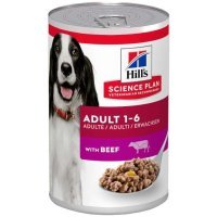 Hill's Science Plan консервы с говядиной для взрослых собак, 370 г