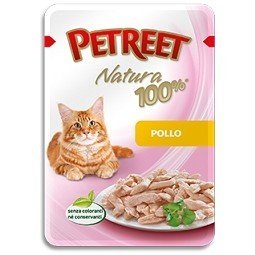 Petreet Паучи для кошек Курица 85 г