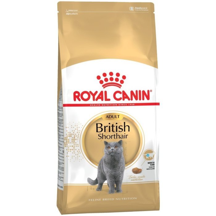 Корм Royal Canin для британских короткошерстных кошек (1-10 лет), British Shorthair