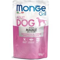 Monge Grill Pouch Maiale Паучи гриль для собак со свининой, 100г