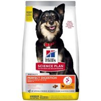 Hill's SP Perfect Digestion для собак мелких пород для поддержания пищеварения и питания микробиома, с курицей и рисом