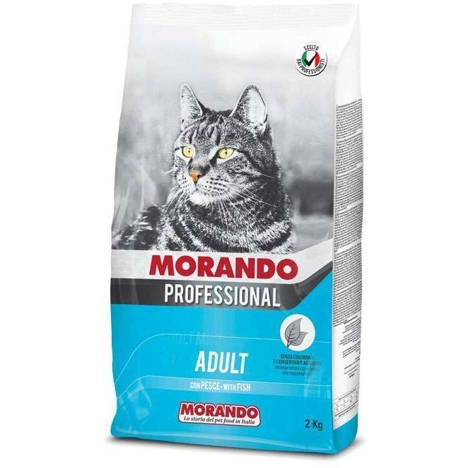 Morando Professional Gatto сухой корм для кошек с Рыбой