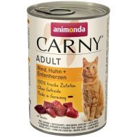 Animonda Carny Adult Cat для взрослых кошек с говядиной, курицей и уткой