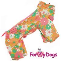 ForMyDogs Пыльник для собак желтый для девочек