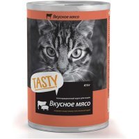 Tasty консервы для кошек, Мясное ассорти в соусе, 415 г