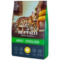 Mr. Buffalo Adult Sterilized сухой корм для кошек с Курицей