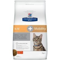 Hill's PD k/d + Mobility корм для кошек, профилактика заболеваний почек и суставов