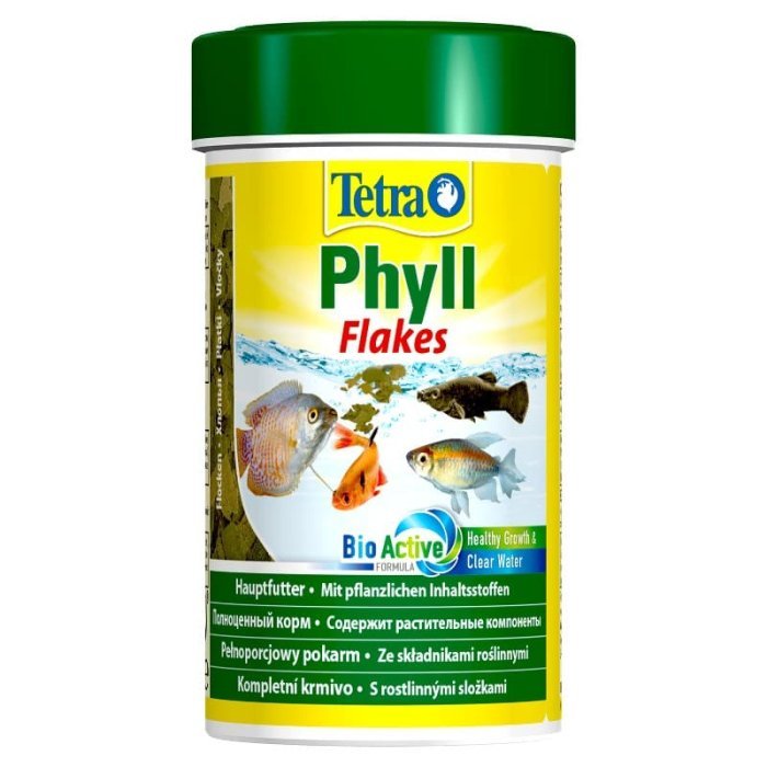 TetraPhyll корм для всех видов рыб растительные хлопья