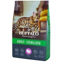 Mr. Buffalo Adult Sterilized сухой корм для кошек с Индейкой
