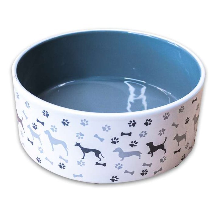 Миска Mr.Kranch керамическая для собак с рисунком 350 мл 