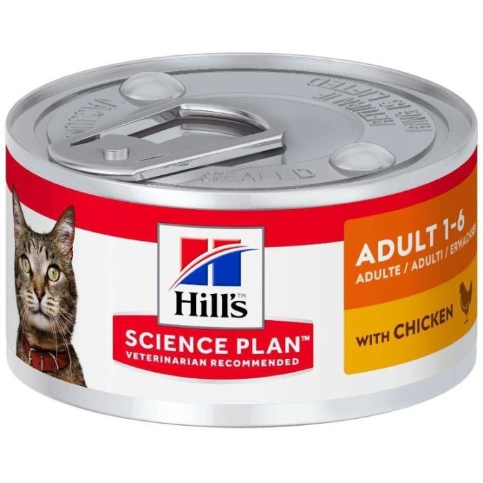 Hill's консервы Science Plan для кошек, с курицей, Optimal Care