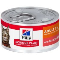 Hill's Science Plan Optimal Care консервы для кошек с лососем 82 г
