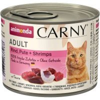 Animonda Carny Adult Cat для кошек с говядиной, индейкой и креветками