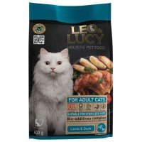 Leo&Lucy сухой корм для кошек с Ягнёнком и Уткой