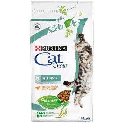 CAT CHOW Sterilised Сухой корм для стерилизованных кошек и кастрированных котов