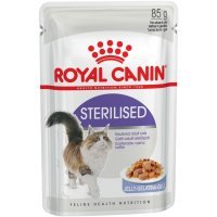 Royal Canin Sterilised кусочки в желе для кастрированных кошек 1-7лет, 85г