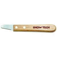 SHOW TECH тримминговочный нож 3200 с деревянной ручкой для очень мягкой шерсти