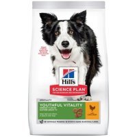 Hill's SP Youthful Vitality для собак средних пород старше 7 лет с курицей и рисом