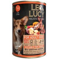 Leo&Lucy паштет для собак с Ягнёнком и Грушей, 400г