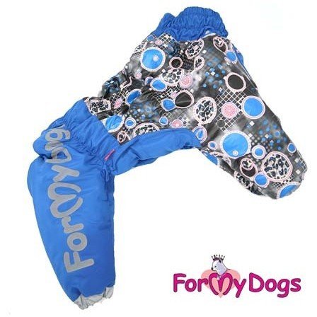 Комбинезон ForMyDogs для собак синий на мальчиков