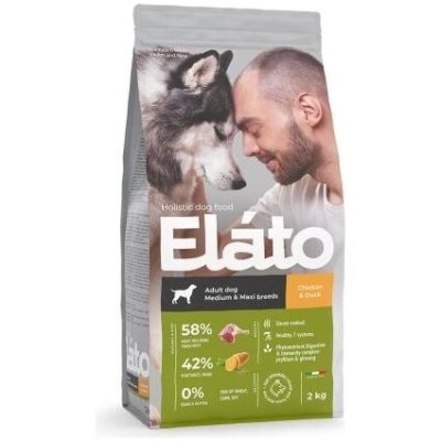 Elato Holistic Dog Medium&amp;Maxi для собак средних и крупных пород с Курицей и Уткой