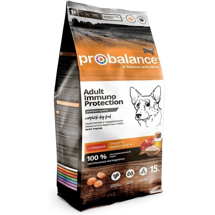 ProBalance Immuno Adult Maxi корм для собак всех пород Поддержка иммунитета