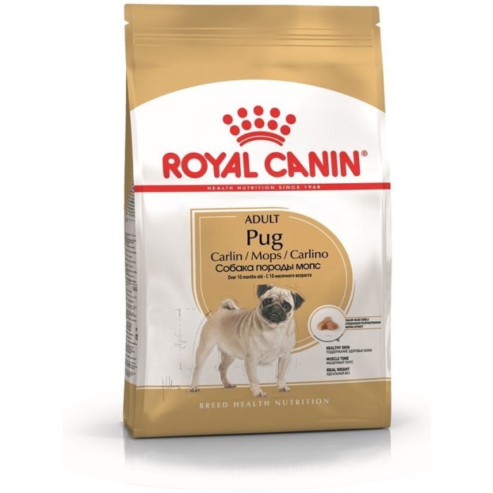Royal Canin PUG ADULT Корм для собак породы Мопс в возрасте от 10 месяцев и старше