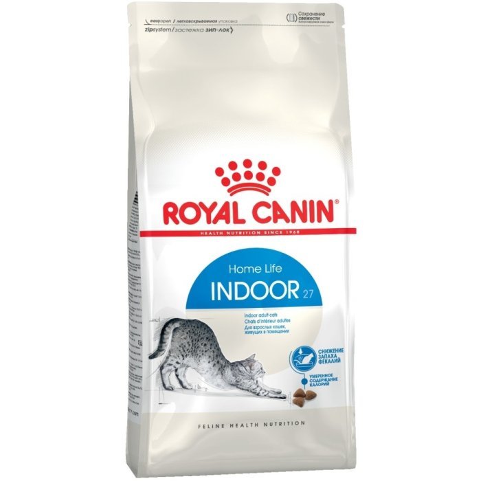 Корм Royal Canin сухой корм для кошек живущих в помещении (1-7 лет), Indoor 27