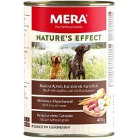 Mera Nature's Effect консервы для собак говядина с яблоком, морковью и картофелем, 400г