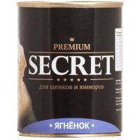 Secret Premium Консервы для щенков Ягненок, 340г