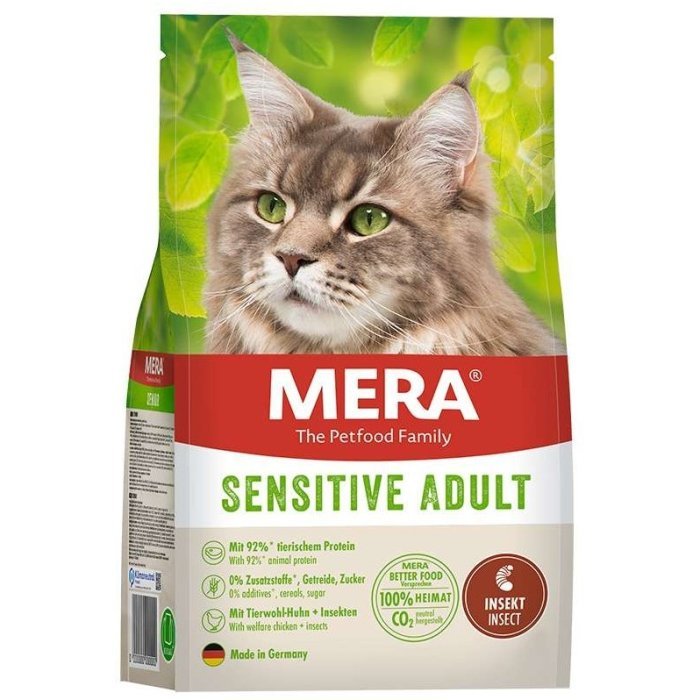 MERA Cats Sensitive Insects для кошек с чувствительным пищеварением с белком насекомых