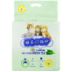 HAKASE AREKKUSU Наполнитель комкующийся Тофу Зелёный чай