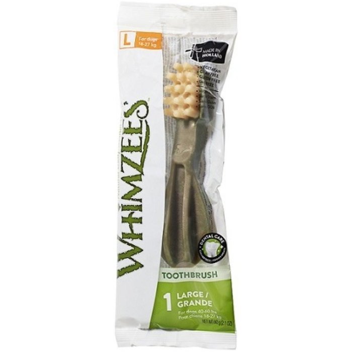 Whimzees дентальное лакомство Зубная щетка для собак L 15 см