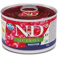 Farmina N&D Quinoa Digestion для собак с проблемами пищеварения,  Ягненок и киноа, 140г