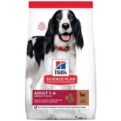 Hill's Science Plan Advanced Fitness сухой корм для собак средних пород ягненок с рисом