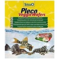 TetraPleco Veggie Wafers корм-пластинки с добавлением цуккини для донных рыб  15 г