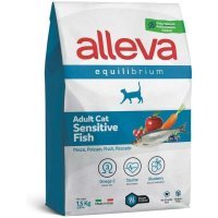 Alleva Equilibrium Sensitive Fish для кошек с рыбой