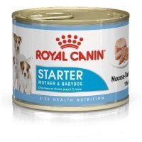 Royal Canin Starter Mousse Mother & Babydog паштет для щенков до 2 месяцев, беременных и кормящих сук, 195г