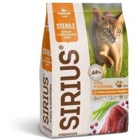 Sirius для стерилизованных кошек, Утка и клюква