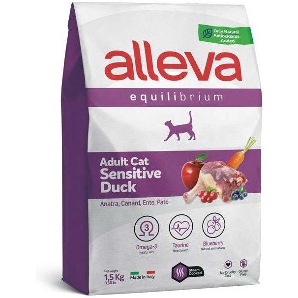 Alleva Equilibrium Sensitive Duck для кошек с уткой